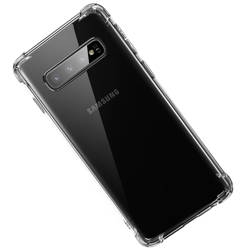 

Soft Shockproof Clear Back Cover Air Bag Heavy Duty Anti-Knock Case for Samsung S10E S10 S9 S20 S21Plus S22 Note 20 10 Ultra