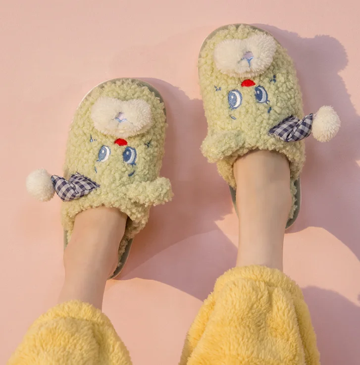 Warm Indoor Cute Wool Fur Slippers Women Men Bear Winter Warm Indoor Slippers Unisex Bear Flip Flop Faux Fur House Slippers, White chocolate green purple pink
Warm Indoor Cute Wool Fur Slippers Women Men Bear Winter Warm Indoor Slippers Unisex Bear Flip Flop Faux Fur House Slippers, White chocolate green purple pink