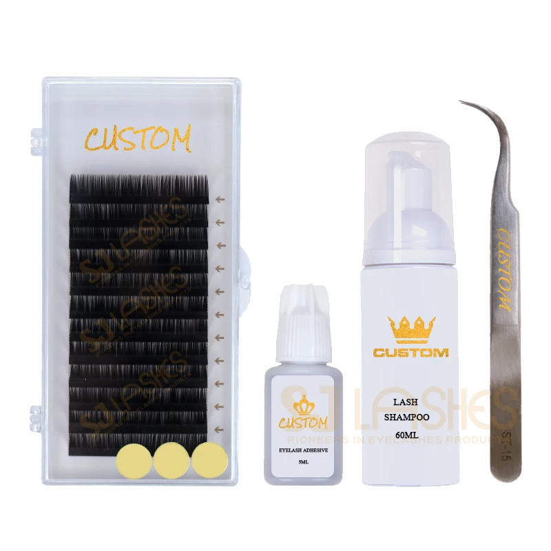 Private Label Easy Fanning Lashes Extensions Set With Latex FREE Adhesive Tweezers Easy Fanning Lashes Own Logo Packaging, Black/brown
Private Label Easy Fanning Lashes Extensions Set With Latex FREE Adhesive Tweezers Easy Fanning Lashes Own Logo Packaging, Black/brown