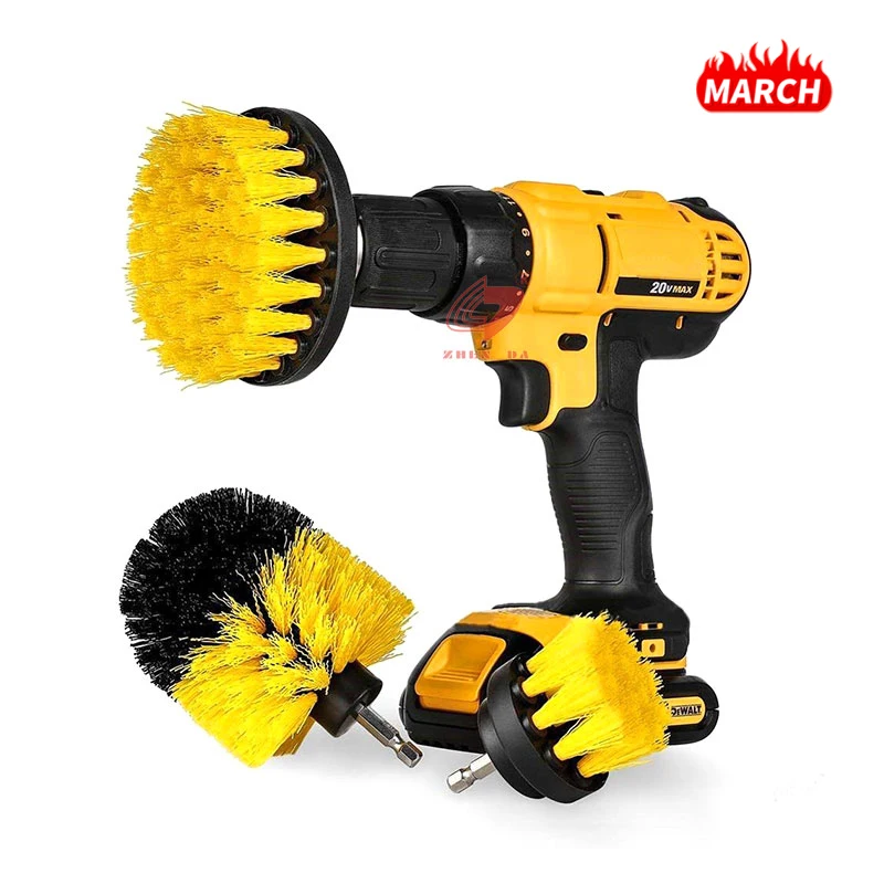 3pcs Power Scrubber Brush Sets Electric Drill Cleaning Brush Tool For Cordless Drill Attachment Kit Power Scrub Brush
3pcs Power Scrubber Brush Sets Electric Drill Cleaning Brush Tool For Cordless Drill Attachment Kit Power Scrub Brush