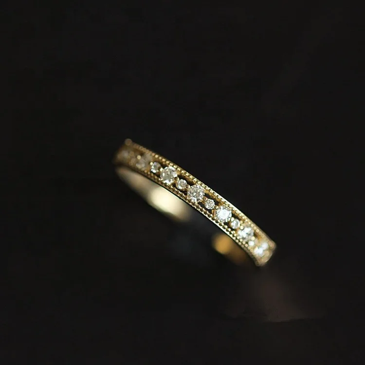 Fashion jewelry wholesale cute simple slim crystal zircon finger rings for women gold plated wedding dainty engagement ring
Fashion jewelry wholesale cute simple slim crystal zircon finger rings for women gold plated wedding dainty engagement ring