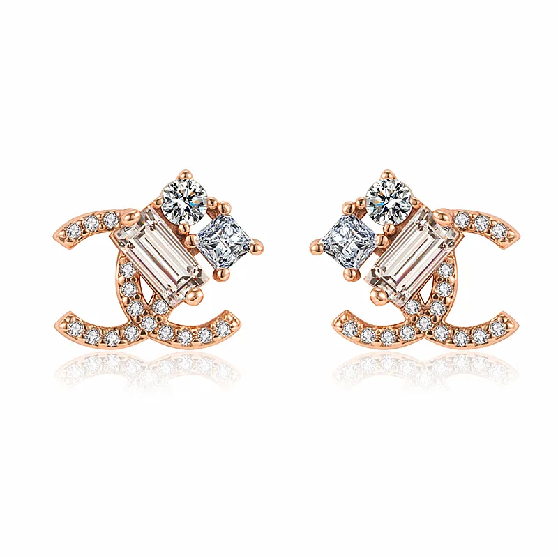 2022 Statement Earrings 925 Sterling Silver Luxury Plated Women's Romantic Stud earring Brand cc Earrings
2022 Statement Earrings 925 Sterling Silver Luxury Plated Women's Romantic Stud earring Brand cc Earrings