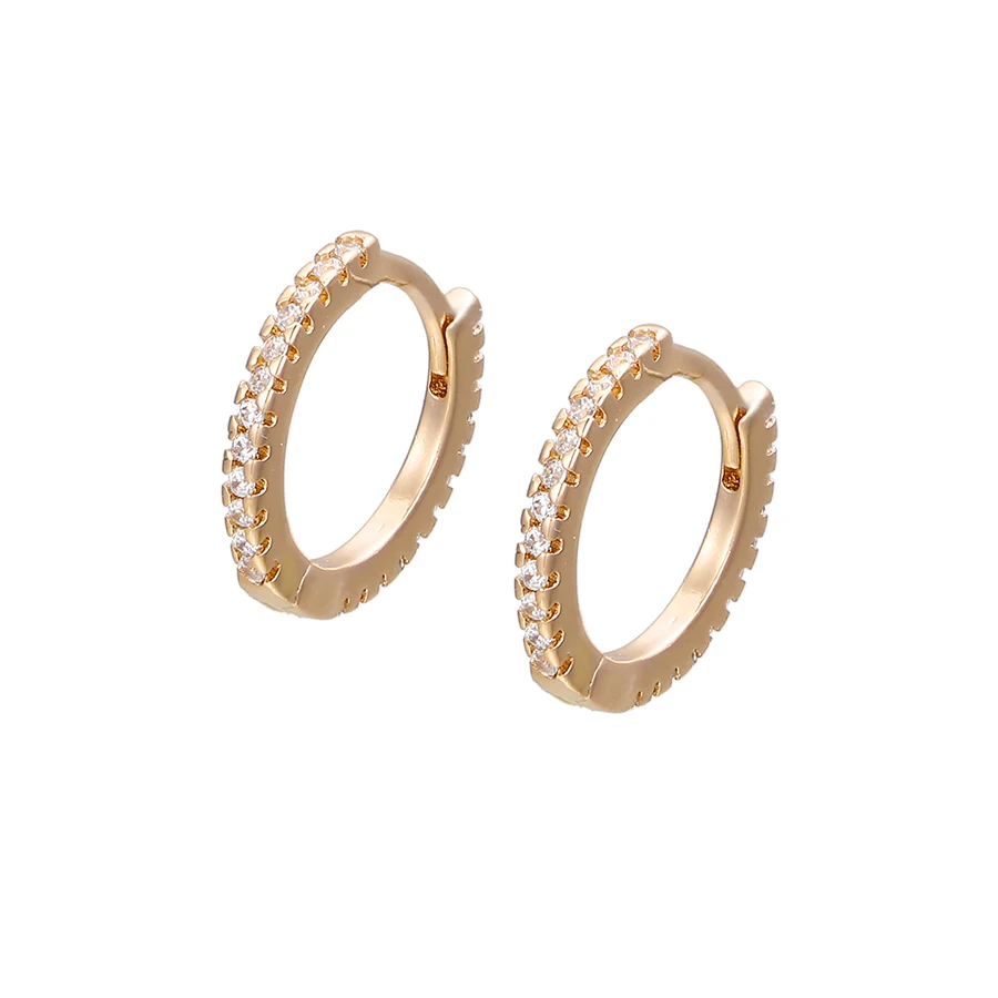 80381 Xuping fashion jewelry 2020 hoop earring, 18K gold color white stone earring for lady
80381 Xuping fashion jewelry 2020 hoop earring, 18K gold color white stone earring for lady