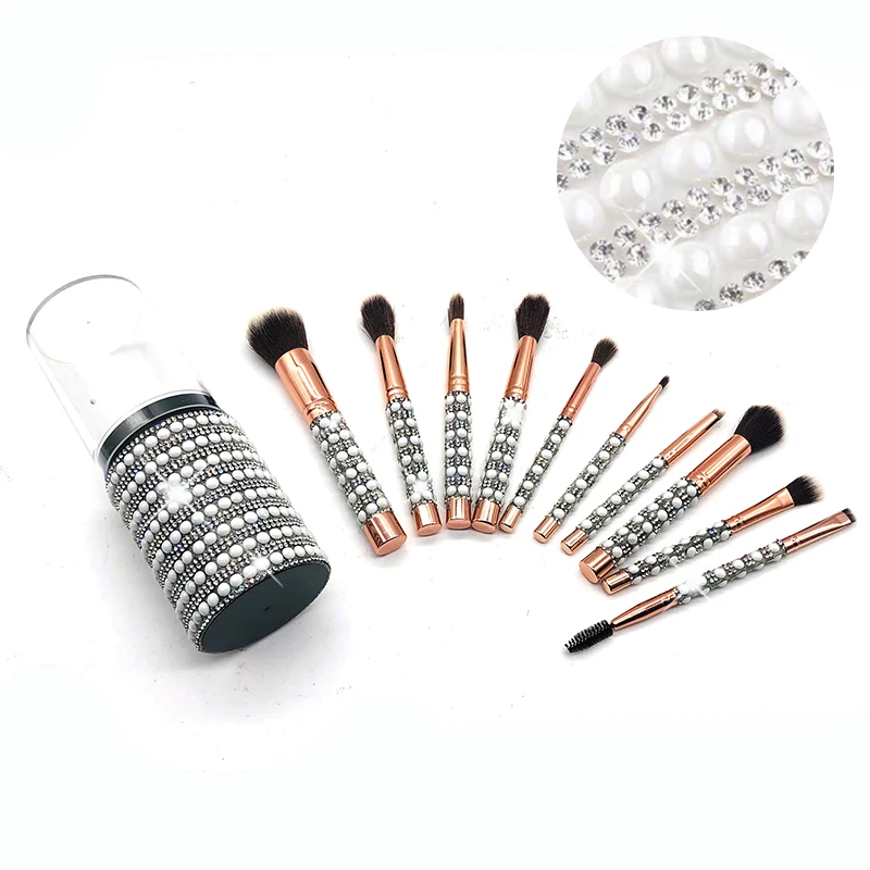 Fashion Wholesale 10pcs/set Diamond Pearl Makeup Brush Set Professional Makeup Brush
Fashion Wholesale 10pcs/set Diamond Pearl Makeup Brush Set Professional Makeup Brush