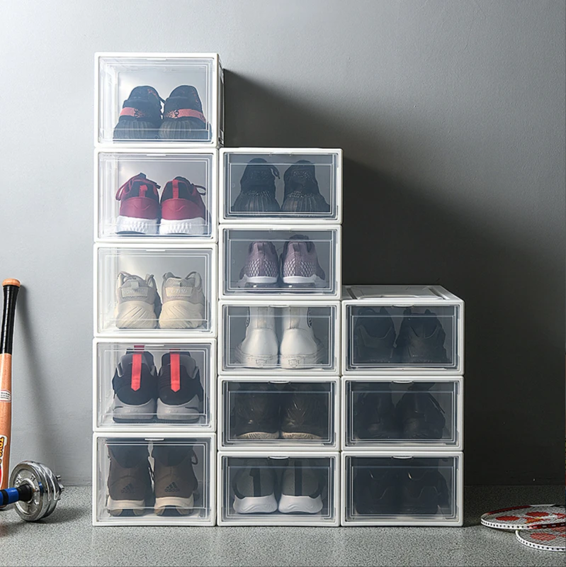 Smart-Furn Plastic Shoe storage box stackable clear rack multi color acrylic container drawer cabinet organizer case for home, Black, blue, pink, white
Smart-Furn Plastic Shoe storage box stackable clear rack multi color acrylic container drawer cabinet organizer case for home, Black, blue, pink, white