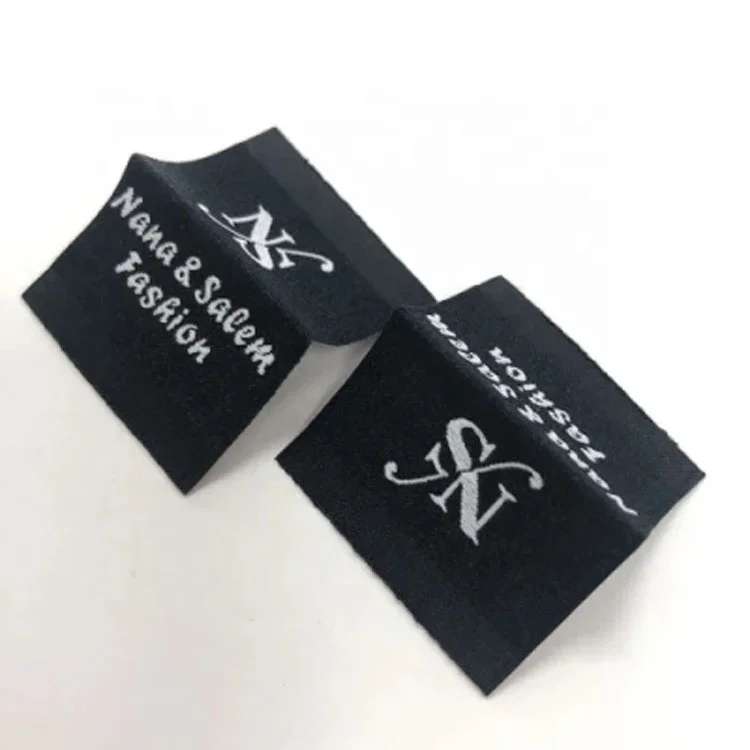 Custom private label clothing environmental Cotton material clothing labels/silk screen clothing labels