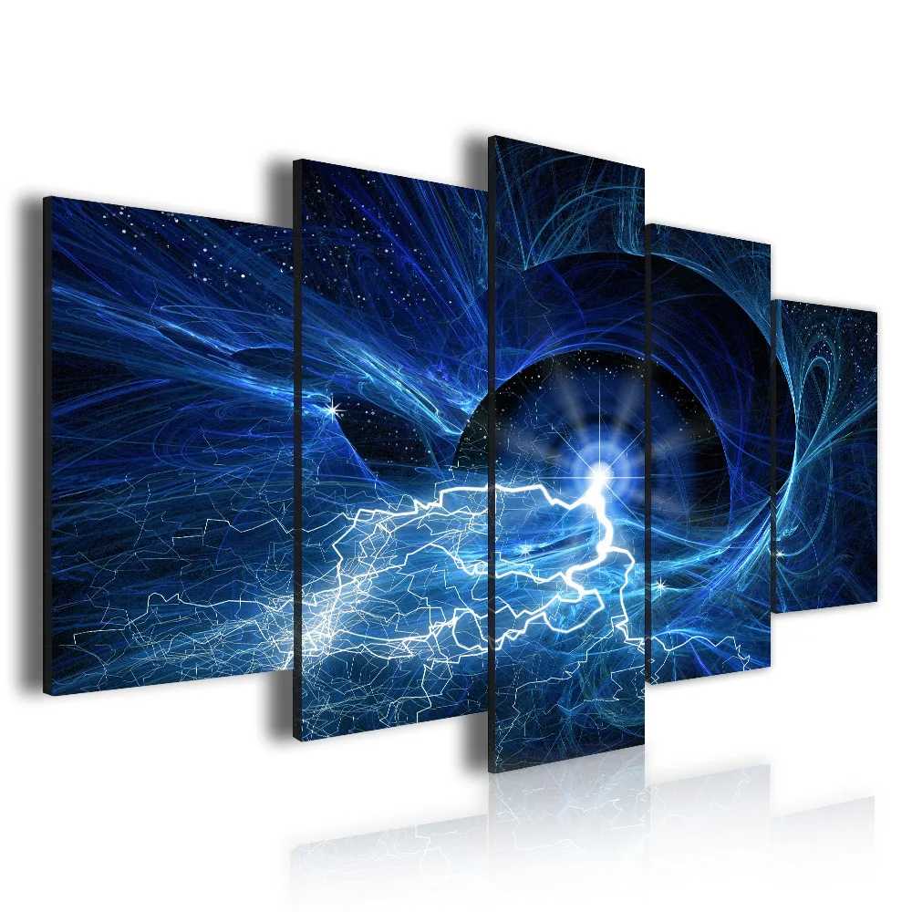 Customize Modern Universe Painting 5 Panel Stretched Wall Art Paint Canvas, Customized color
Customize Modern Universe Painting 5 Panel Stretched Wall Art Paint Canvas, Customized color