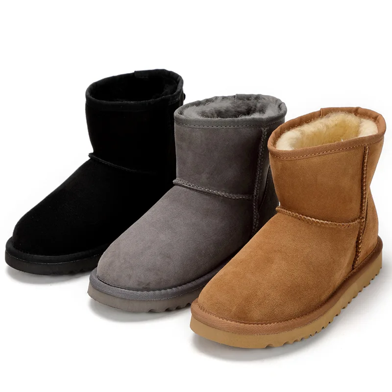 Wholesale customized logo Basic Style Ankle for Australia sheepskin double faces Snow boots, Any color as requirment
Wholesale customized logo Basic Style Ankle for Australia sheepskin double faces Snow boots, Any color as requirment