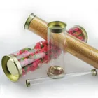 Hotselling pvc clear tube tin gift boxes packaging