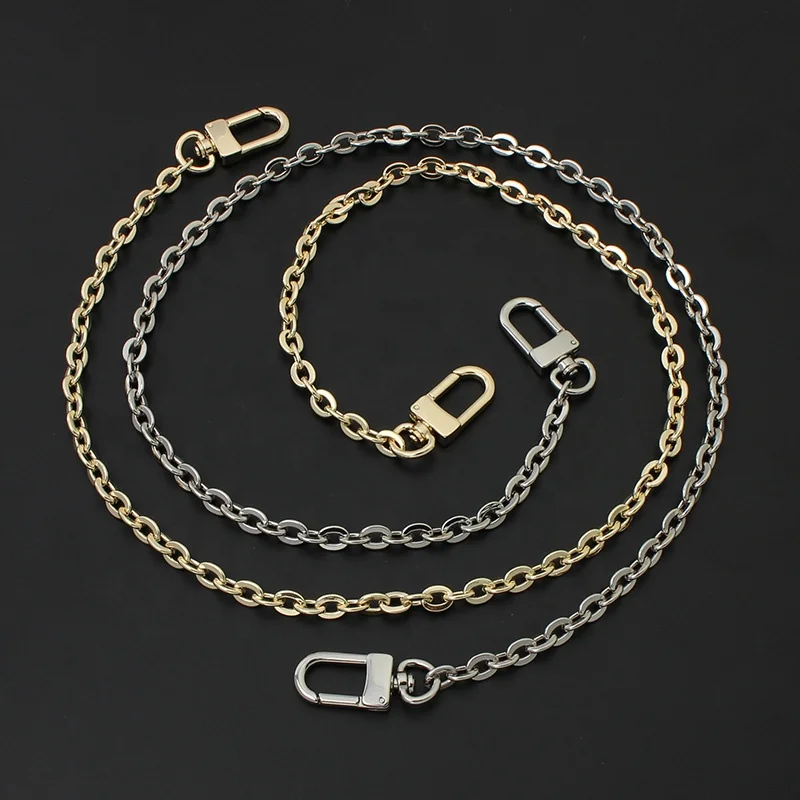 Nolvo World 2*6.5*8.5mm 2 colors Factory Direct Price handbag hardware copper chain with snap hook
Nolvo World 2*6.5*8.5mm 2 colors Factory Direct Price handbag hardware copper chain with snap hook