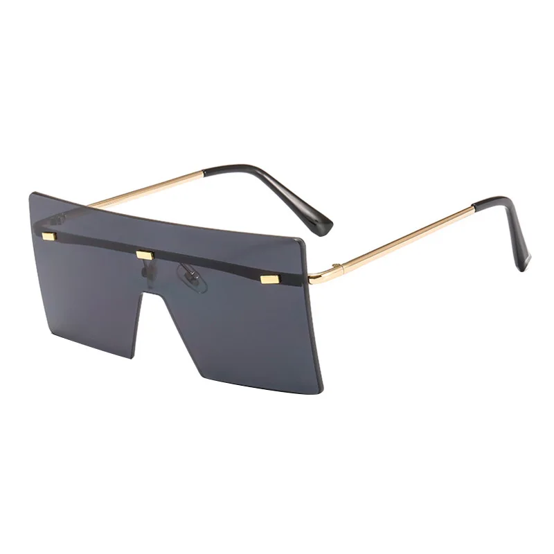 Fashion Oversized Resin Lens No Frame Fashion Trendy Comfortable women Sunglasses, As the picture shows
Fashion Oversized Resin Lens No Frame Fashion Trendy Comfortable women Sunglasses, As the picture shows