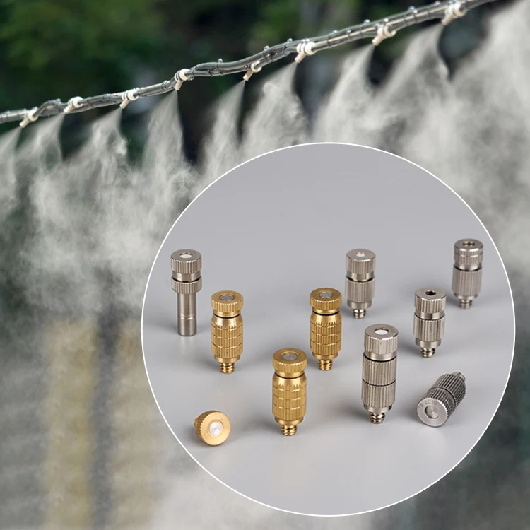 316 High pressure stainless steel water mist nozzle mist sprinkler nozzle for hydroponic, Grey
316 High pressure stainless steel water mist nozzle mist sprinkler nozzle for hydroponic, Grey