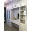 NICOCABINET Custom Modern Soft Closing Door PVC Laquar Furniture Portable White Bedroom Wardrobes