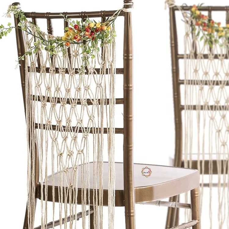 Bohemian Chair Back Wedding Chair Hanger Macrame Wall Hanging Decoration Boho Wedding Chair Decor, Different colors
Bohemian Chair Back Wedding Chair Hanger Macrame Wall Hanging Decoration Boho Wedding Chair Decor, Different colors