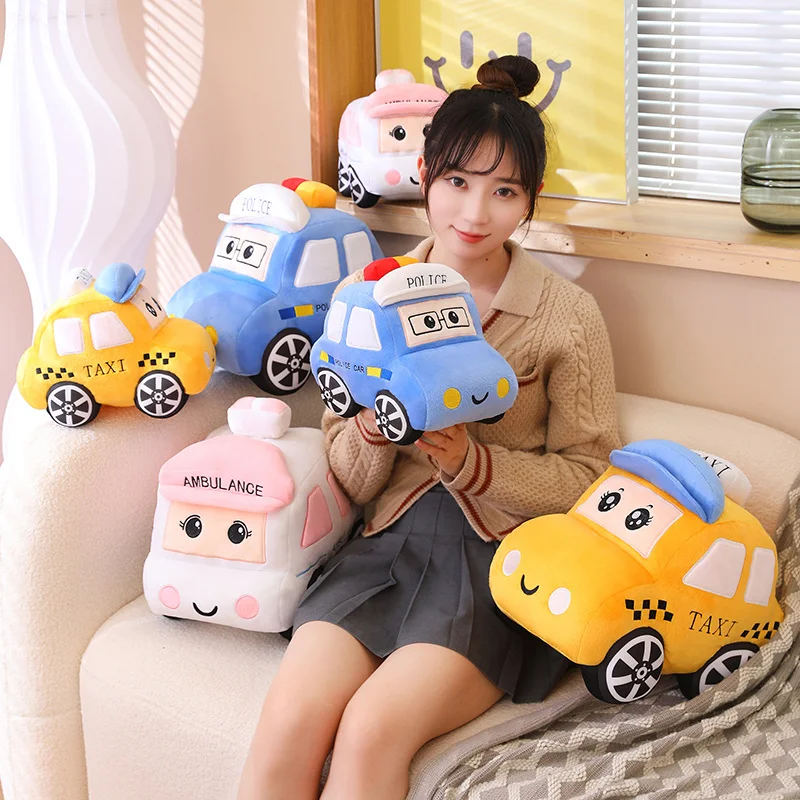 Creative Custom Plush Toy Kids Car Shape Soft Toys Plush Filled Cartoon Ambulance Taxi Police Car Children Filled Plush Car Toys
Creative Custom Plush Toy Kids Car Shape Soft Toys Plush Filled Cartoon Ambulance Taxi Police Car Children Filled Plush Car Toys