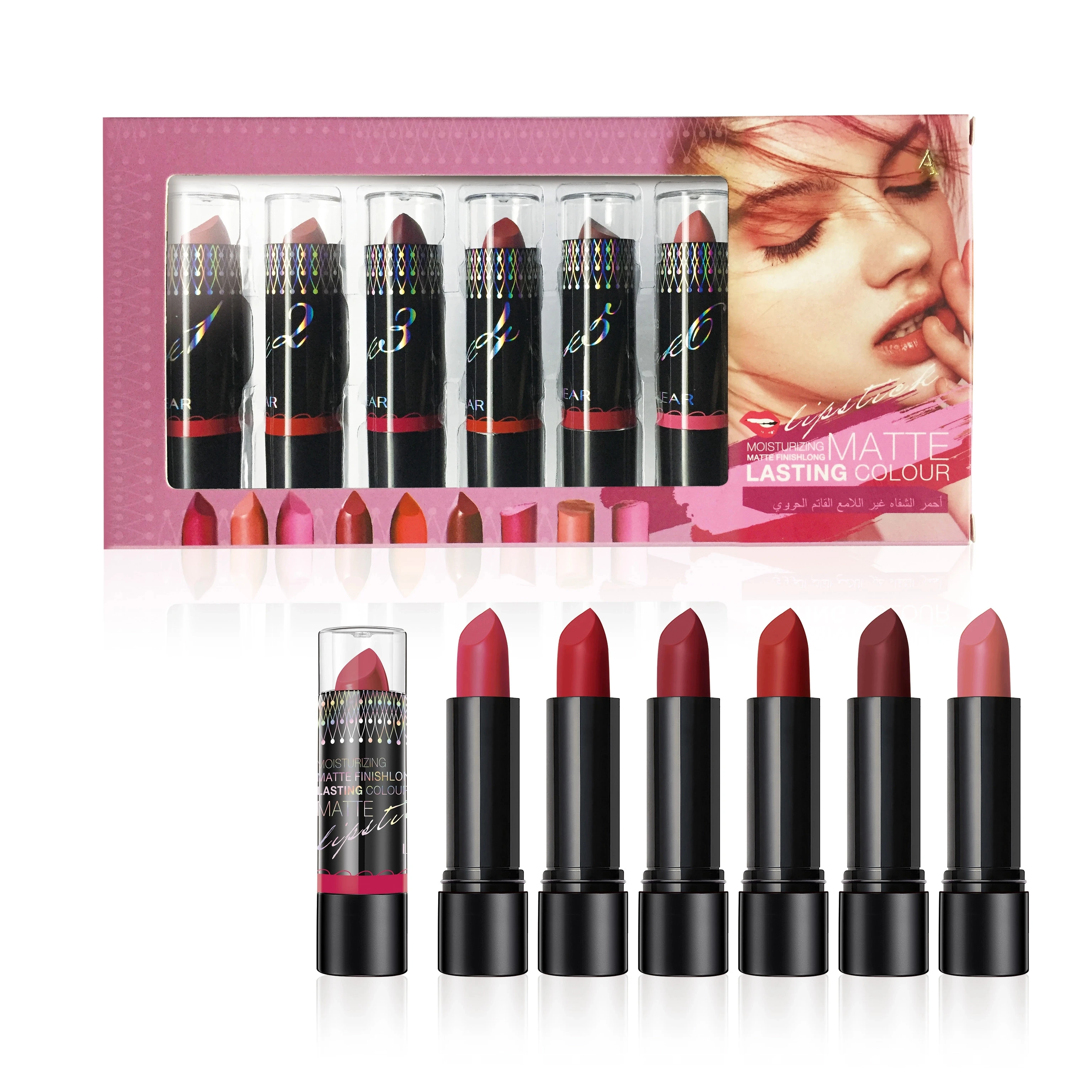 2020 LCHEAR Wholesale Hot sale Private Label Glitter Your Logo lipstick set 24 colors waterproof matte lipstick
2020 LCHEAR Wholesale Hot sale Private Label Glitter Your Logo lipstick set 24 colors waterproof matte lipstick