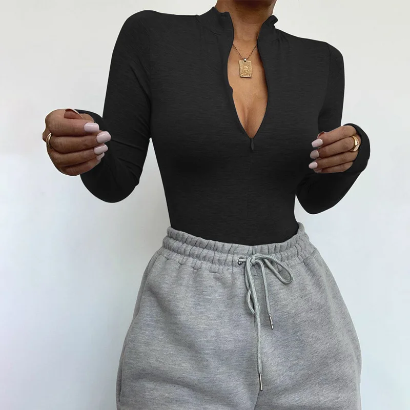 Fashion Solid Multicolor Long Sleeve Bodysuits Women Clothing Slim Casual Bodysuits Women
Fashion Solid Multicolor Long Sleeve Bodysuits Women Clothing Slim Casual Bodysuits Women