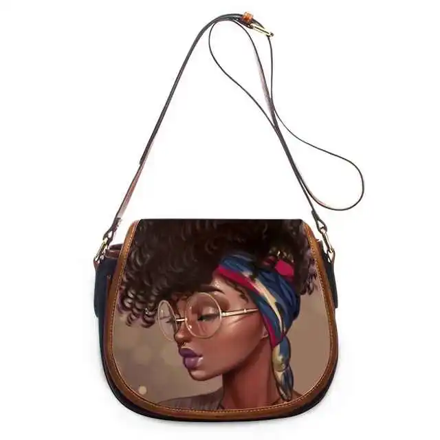 2020 Women Messenger Bags Black Art African Girls Printing Crossbody Bag Support customization Ladies Sling Shoulder Bags Female
2020 Women Messenger Bags Black Art African Girls Printing Crossbody Bag Support customization Ladies Sling Shoulder Bags Female