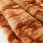 High-Quality Knitted Printed Short Pile Plush Printed Faux Fur Fabric For Garment