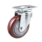 4"5" Medium Duty Medical Bed Swivel Caster Wheels Bracket With Brake Made In China