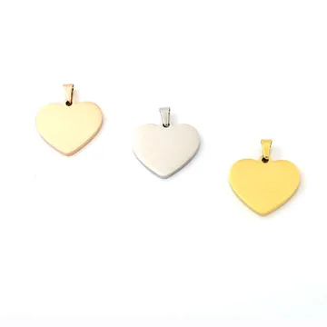 XuQian Stainless Steel Rose Gold Heart Blank Pendant for DIY Jewelry, Gold/silver/rose gold
XuQian Stainless Steel Rose Gold Heart Blank Pendant for DIY Jewelry, Gold/silver/rose gold