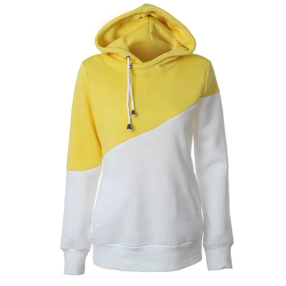 WW-0397 Smoke Noose Head Pocket Long-sleeved Jacket Female Color Matching Patchwork Hoodie Womensweater Tops, Customized color
WW-0397 Smoke Noose Head Pocket Long-sleeved Jacket Female Color Matching Patchwork Hoodie Womensweater Tops, Customized color