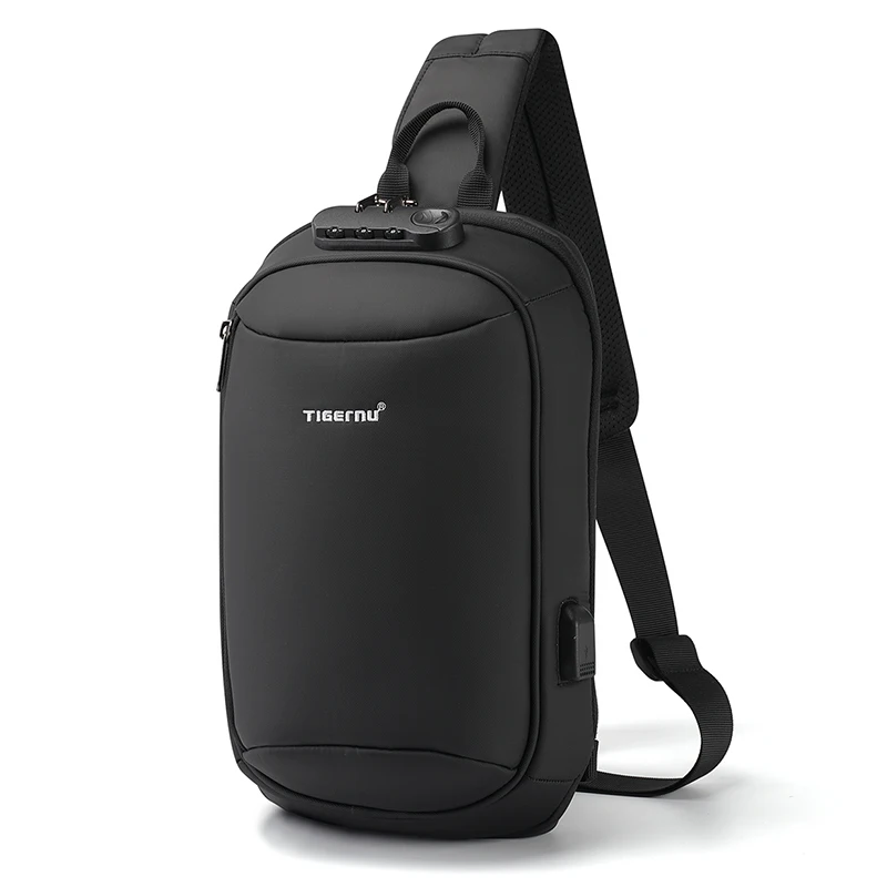 New Men Bag Crossbody Bag RFID Shoulder Splashproof High Quality Male Sling Bag For Teenager, Black
New Men Bag Crossbody Bag RFID Shoulder Splashproof High Quality Male Sling Bag For Teenager, Black