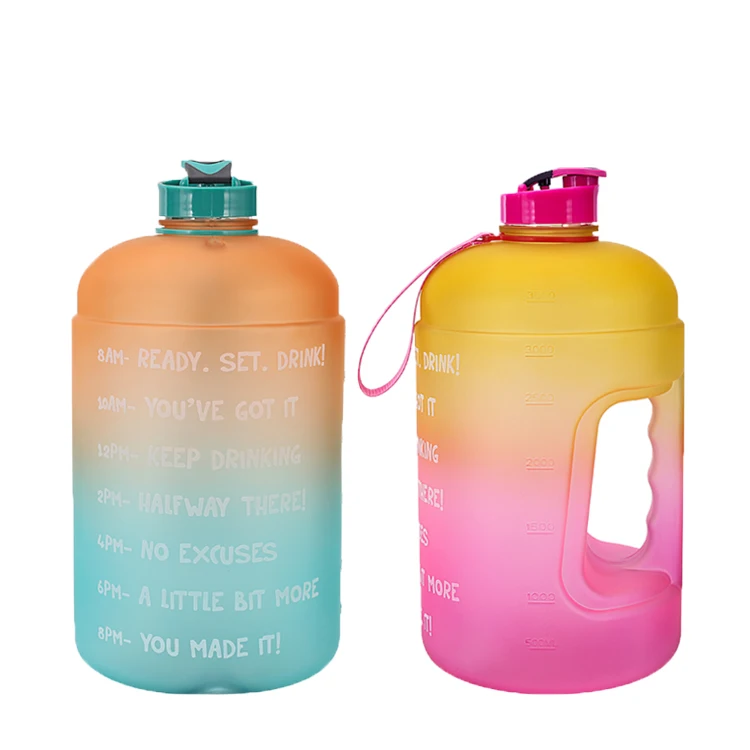 3.78L Large Capacity motivational Water Bottle PETG Plastic Time Marker Fitness for GYM custom packing logo, Customized color acceptable
3.78L Large Capacity motivational Water Bottle PETG Plastic Time Marker Fitness for GYM custom packing logo, Customized color acceptable