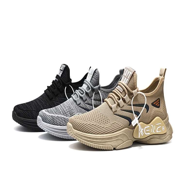 Classic hot-selling autumn and winter sports shoe flying woven a system with non-slip walking shose tennis safety shoes men, 3 colors
Classic hot-selling autumn and winter sports shoe flying woven a system with non-slip walking shose tennis safety shoes men, 3 colors