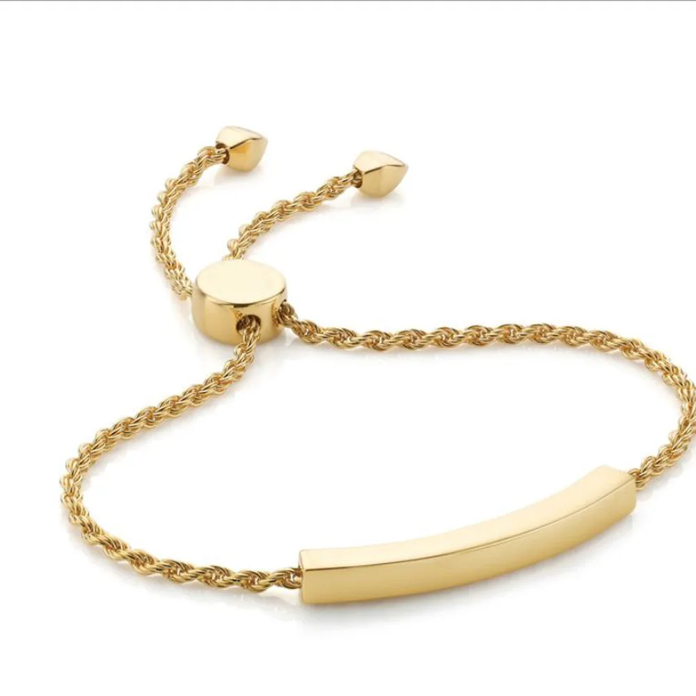 MIENTER 18K Gold Plated Adjustable Hollow Tube Thin Twists Chain Bracelet Custom Engraved Logo Stainless Steel Couple Bracelet
MIENTER 18K Gold Plated Adjustable Hollow Tube Thin Twists Chain Bracelet Custom Engraved Logo Stainless Steel Couple Bracelet
