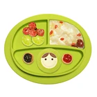 Silicone Placemat Baby Food Feeding Bowl Set