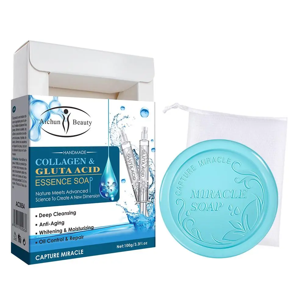 Natural Toilet Soap Organic Collagen Gluta Acid Soap Cleansing Oil Control Face Soap
Natural Toilet Soap Organic Collagen Gluta Acid Soap Cleansing Oil Control Face Soap