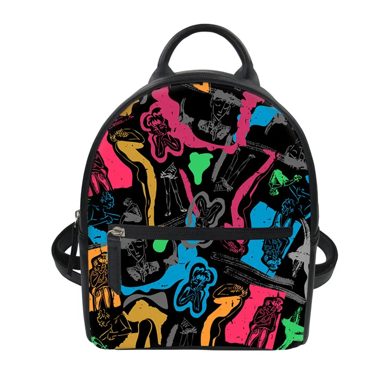 Ggraffiti Stylish Fashion Waterproof Shoulder Backpacks Woman Top Quality Small Custom Leather Backpack
Ggraffiti Stylish Fashion Waterproof Shoulder Backpacks Woman Top Quality Small Custom Leather Backpack