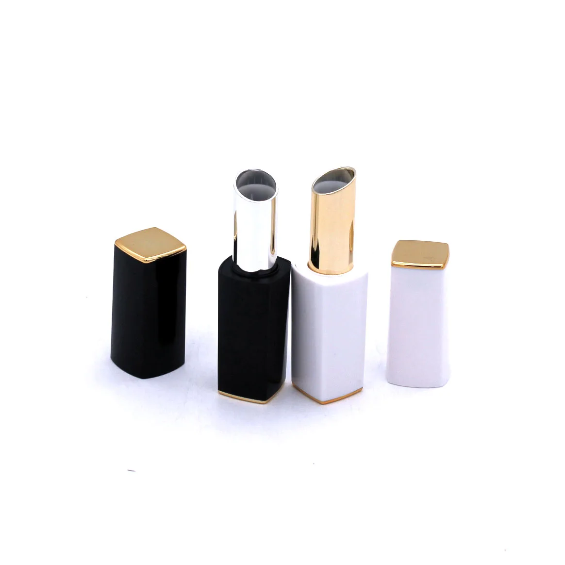 elegant glaze gold color make up cosmetic lipstick containers tube for portable