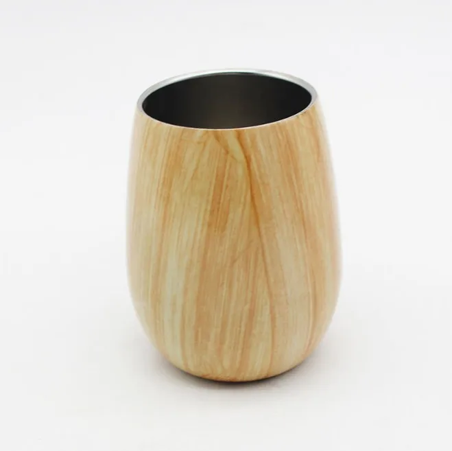 High Quality 12 oz Stainless Steel Wood Color Tumbler Wine Tumbler Vacuum Coffee Mug
High Quality 12 oz Stainless Steel Wood Color Tumbler Wine Tumbler Vacuum Coffee Mug