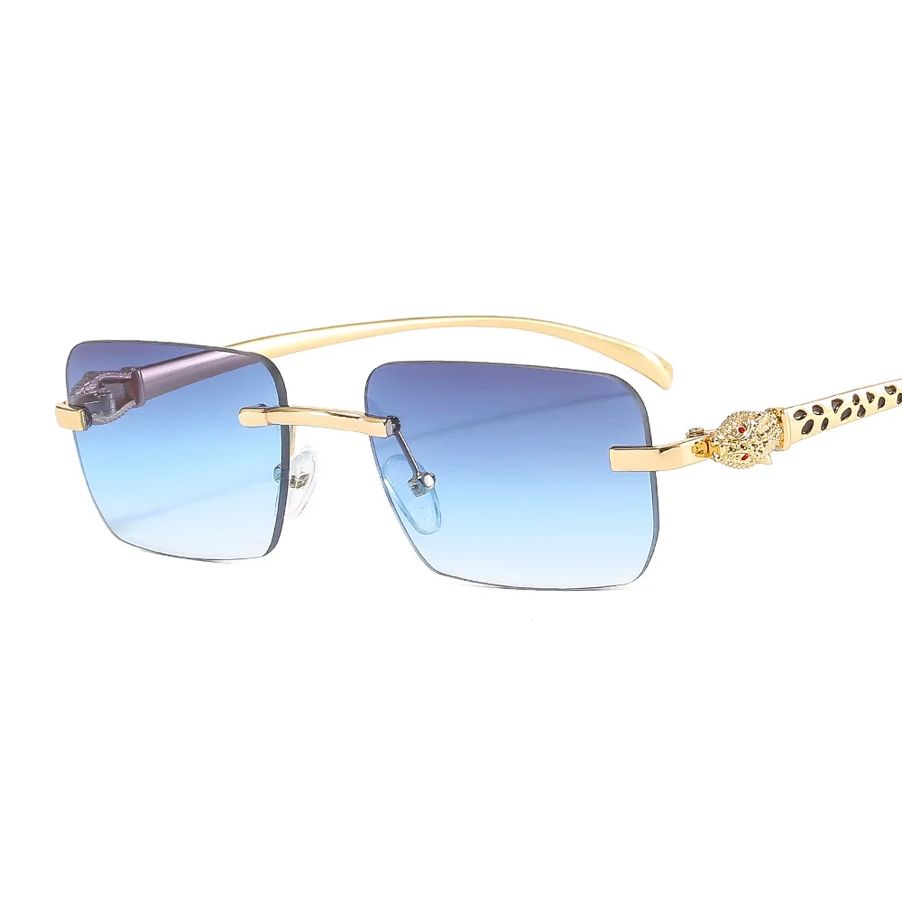 2023 Colorful leopard head decoration shades Fashion retro trend personality sun glasses frameless small square sunglasses 6060
2023 Colorful leopard head decoration shades Fashion retro trend personality sun glasses frameless small square sunglasses 6060
