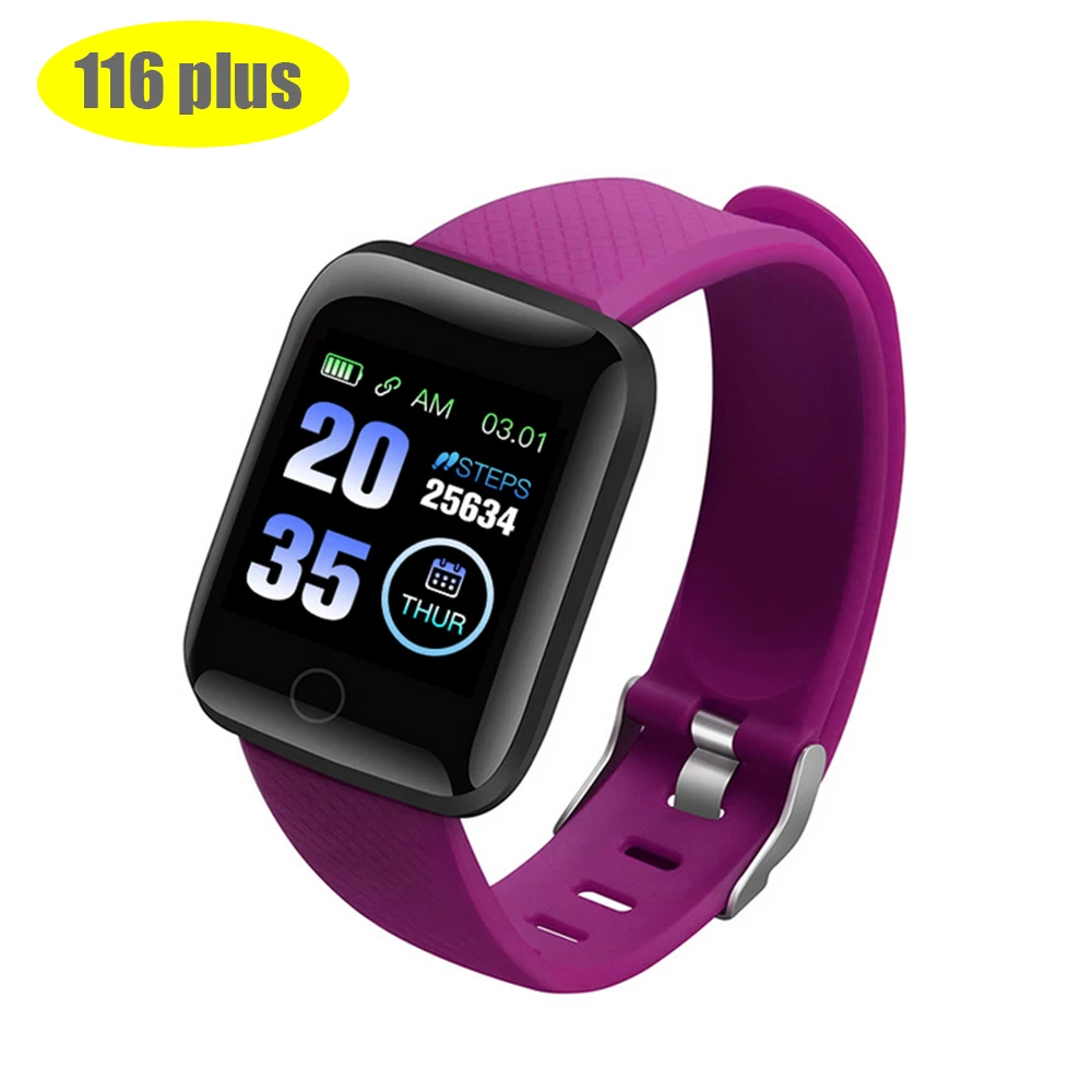 116 Plus Smart Watch Fitness Bracelet Heart Rate Blood Pressure Watch Smart Wristband Sports Watches Smart Waterproof Smartwatch, Black / blue / red / purple / green
116 Plus Smart Watch Fitness Bracelet Heart Rate Blood Pressure Watch Smart Wristband Sports Watches Smart Waterproof Smartwatch, Black / blue / red / purple / green