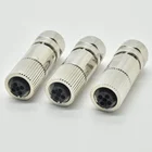 Waterproof T coding 4 pin female DC power circular M12 cable connector