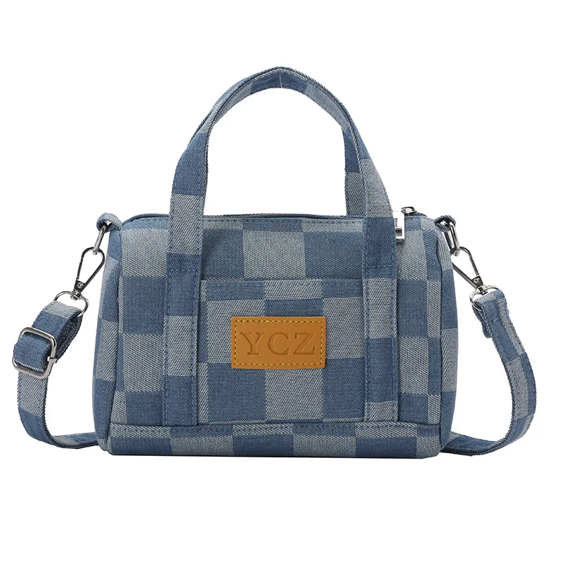 2021 new style denim school bags for teenagers retro trousers shape jeans shoulder bag, Dark blue/light blue
2021 new style denim school bags for teenagers retro trousers shape jeans shoulder bag, Dark blue/light blue