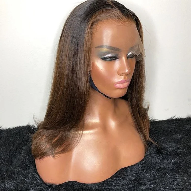 Straight Ombre Human Hair Wigs With Baby Hair Two Tone Wigs For Black Women Full Lace Wig Bleached Knots
Straight Ombre Human Hair Wigs With Baby Hair Two Tone Wigs For Black Women Full Lace Wig Bleached Knots