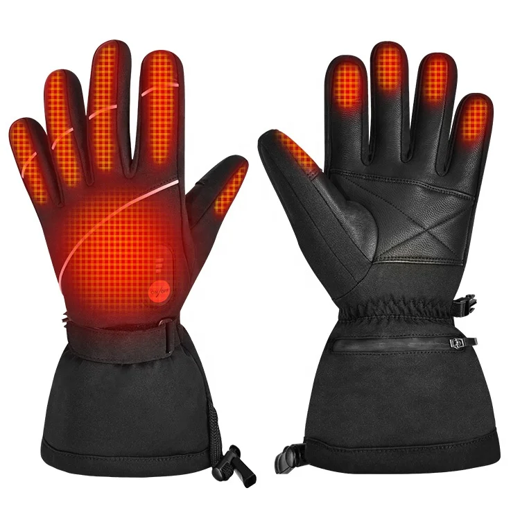 Waterproof Windproof Winter Electrical Leather Gloves Men's Women's Gloves Battery Heated Gloves, Black or customized
Waterproof Windproof Winter Electrical Leather Gloves Men's Women's Gloves Battery Heated Gloves, Black or customized