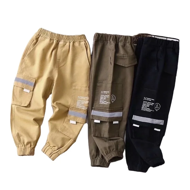 Spring and autumn kids girls and boys' long cargo pants baby cotton trousers, As pictures
Spring and autumn kids girls and boys' long cargo pants baby cotton trousers, As pictures