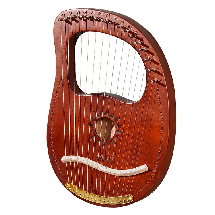 16 Tone Strings Available Laiya Lyaqin Lyre Harp Portalble Musical Instrument for Wholesale Lyre Harp 16zltx-tg2 All People Zani, Coffee
16 Tone Strings Available Laiya Lyaqin Lyre Harp Portalble Musical Instrument for Wholesale Lyre Harp 16zltx-tg2 All People Zani, Coffee
