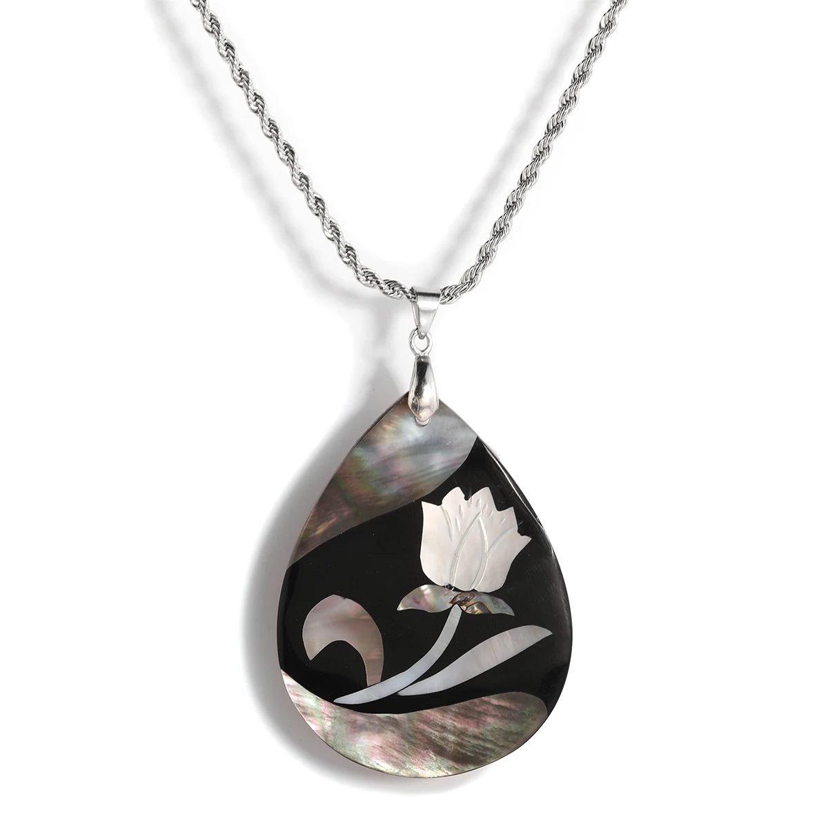 Hot Sale Water Drop Design Mother of Pearl Dainty Flower Necklace Wholesale Silver Plated Zircon Costume Necklace for Women
Hot Sale Water Drop Design Mother of Pearl Dainty Flower Necklace Wholesale Silver Plated Zircon Costume Necklace for Women