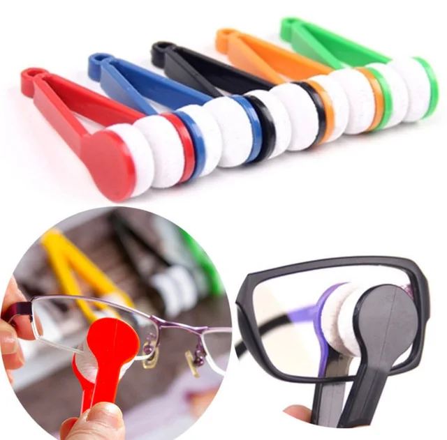 

Portable Multifunctional Glasses Cleaning Rub Eyeglass Sunglasses Spectacles Microfiber Cleaner Brushes Wiping Tools Mini 1 Pcs, Pictures