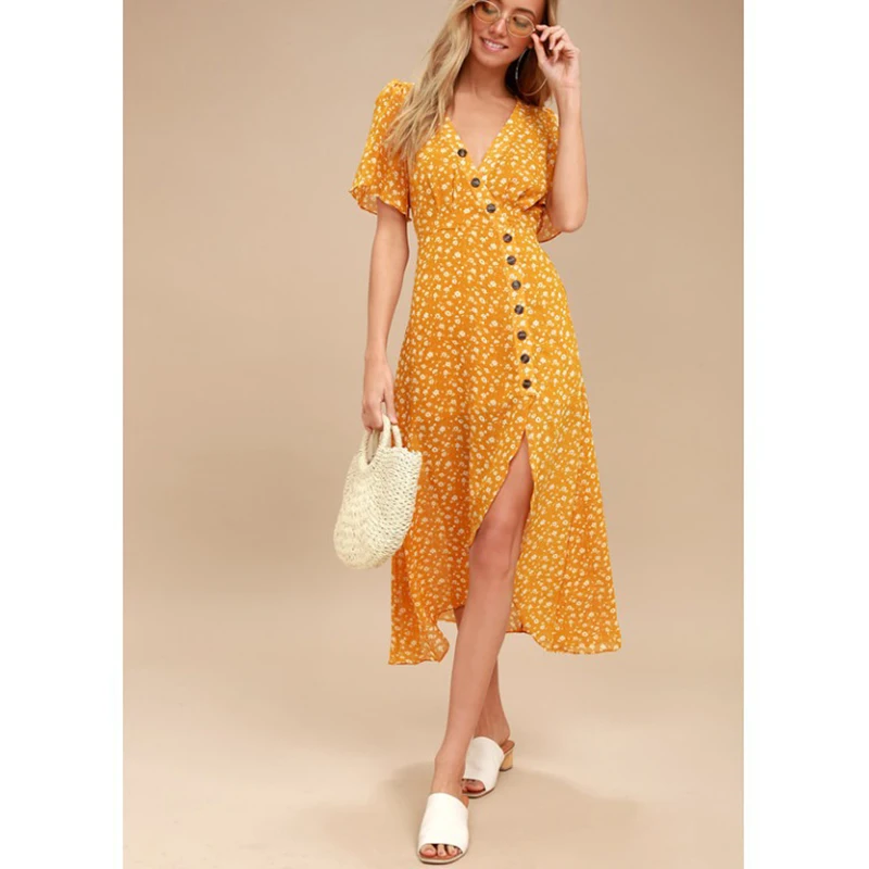 Fast delivery 2021 fashion womens clothing dress irregular V neck a line maxi girls casual dress
Fast delivery 2021 fashion womens clothing dress irregular V neck a line maxi girls casual dress