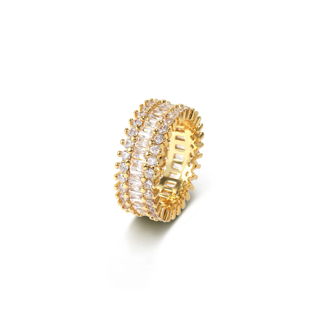 Drop Shipping fashion women jewelry gold plated 3 rows cubic zirconia diamond icy rings
Drop Shipping fashion women jewelry gold plated 3 rows cubic zirconia diamond icy rings
