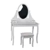 Girl Toy Make Up Mirror Dressing Table India Silver White Dresser