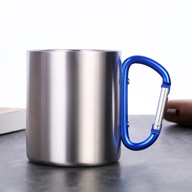 A2708 Creative Handle Portable Stainless Steel Cups Beer Double Layer Tumbler Water Hiking Bottle Sport Coffee Mug Cup
A2708 Creative Handle Portable Stainless Steel Cups Beer Double Layer Tumbler Water Hiking Bottle Sport Coffee Mug Cup