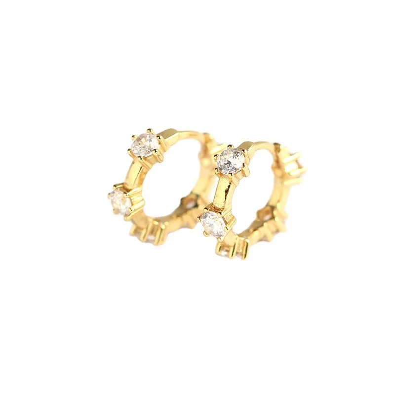 2020 New Trendy Round Earrings INS CZ Stud Earrings 925 Sterling Silver Earrings For Women Statement Jewelry, Gold and silver 
2020 New Trendy Round Earrings INS CZ Stud Earrings 925 Sterling Silver Earrings For Women Statement Jewelry, Gold and silver